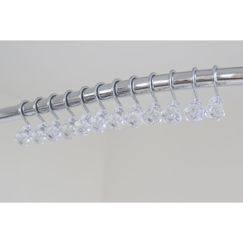 Splash Home Premium Crystal Ball Shower Curtain Hooks Wayfair.ca